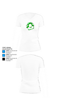 SPNRO 93925498 Women's Short Sleeve V-neck Shirt - 18