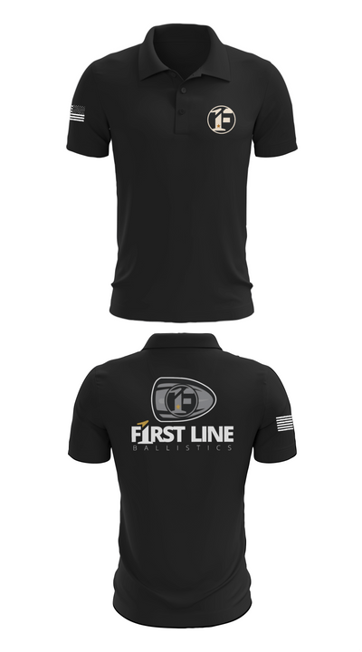 First Line Ballistics 3803931 Short Sleeve Performance Polo - 28