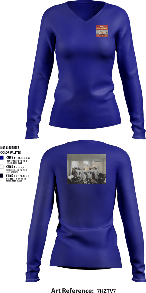 Women's Long Sleeve Vneck Shirt, Hjlolp, , Teamtime, Team time, sublimation, custom sports apparel, team uniforms, spirit wear, spiritwear, sports uniforms, custom shirts, team store, custom team store, fundraiser sports, apparel fundraiser