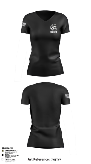 Womens Short Sleeve Vneck Shirt, 34 mgmt, , Teamtime, Team time, sublimation, custom sports apparel, team uniforms, spirit wear, spiritwear, sports uniforms, custom shirts, team store, custom team store, fundraiser sports, apparel fundraiser