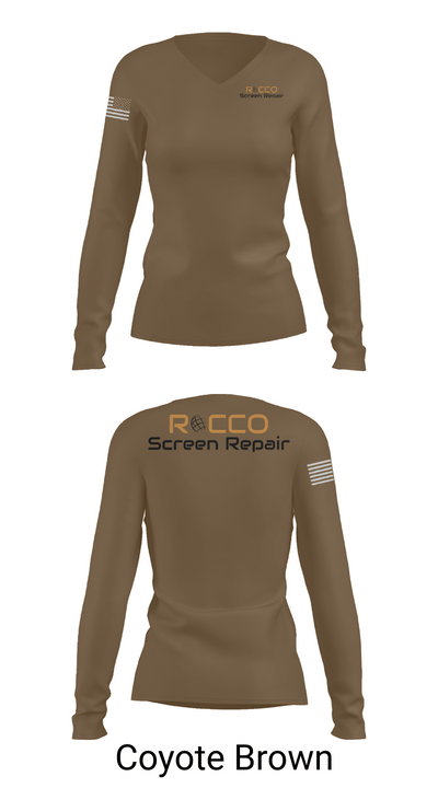 ROCCO 67926765 Women's Long Sleeve V-neck Shirt - 17