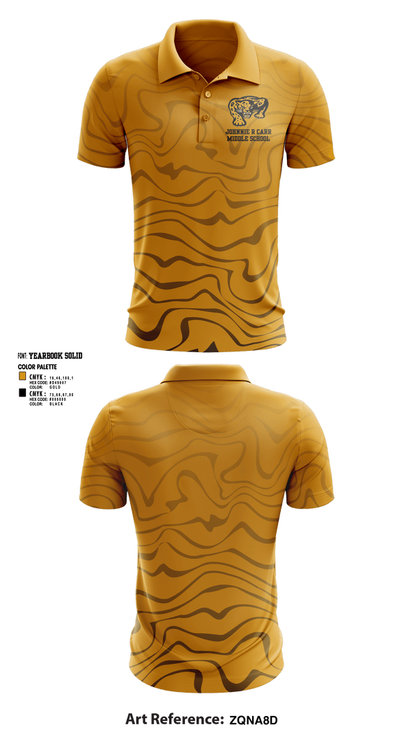 Short Sleeve Performance Polo, Johnnie R Carr Middle School Basketball, Women's Basketball, Teamtime, Team time, sublimation, custom sports apparel, team uniforms, spirit wear, spiritwear, sports uniforms, custom shirts, team store, custom team store, fundraiser sports, apparel fundraiser