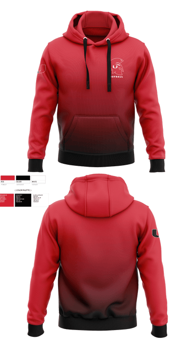 Union High School Football 19698543 Hoodie - 1