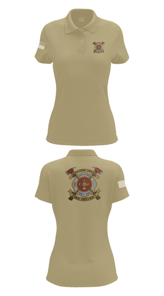 Womens Short Sleeve Performance Polo, Boulder creek fire, , Teamtime, Team time, sublimation, custom sports apparel, team uniforms, spirit wear, spiritwear, sports uniforms, custom shirts, team store, custom team store, fundraiser sports, apparel fundraiser