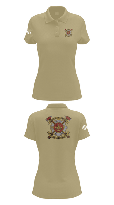 Boulder creek fire 92680239 Women's Short Sleeve Performance Polo  - 95