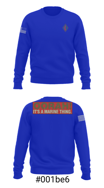1st Marine Regiment 32808075 Crew Neck Sweatshirt - 3