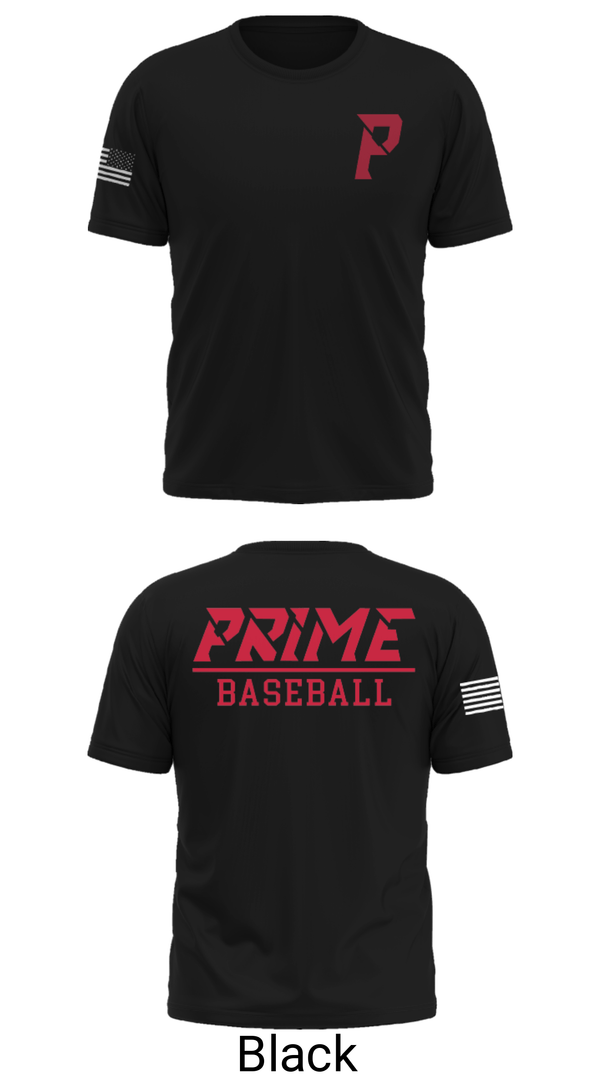 Short Sleeve Performance Shirt, Prime Baseball, Baseball, Teamtime, Team time, sublimation, custom sports apparel, team uniforms, spirit wear, spiritwear, sports uniforms, custom shirts, team store, custom team store, fundraiser sports, apparel fundraiser