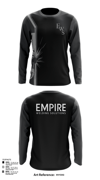Long Sleeve Performance Shirt, Empire Welding Solutions, , Teamtime, Team time, sublimation, custom sports apparel, team uniforms, spirit wear, spiritwear, sports uniforms, custom shirts, team store, custom team store, fundraiser sports, apparel fundraiser
