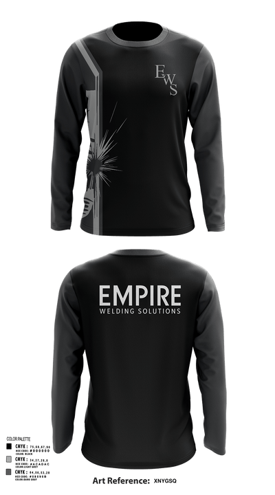 Empire Welding Solutions 41797199 Long Sleeve Performance Shirt - 133