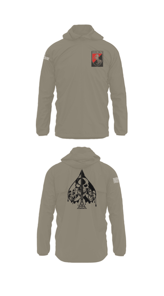 Windbreaker, Dealer Company, 1/11 ACR, Army, Teamtime, Team time, sublimation, custom sports apparel, team uniforms, spirit wear, spiritwear, sports uniforms, custom shirts, team store, custom team store, fundraiser sports, apparel fundraiser