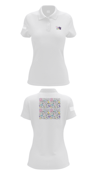 Womens Short Sleeve Performance Polo, Chin Bum Balloons, , Teamtime, Team time, sublimation, custom sports apparel, team uniforms, spirit wear, spiritwear, sports uniforms, custom shirts, team store, custom team store, fundraiser sports, apparel fundraiser
