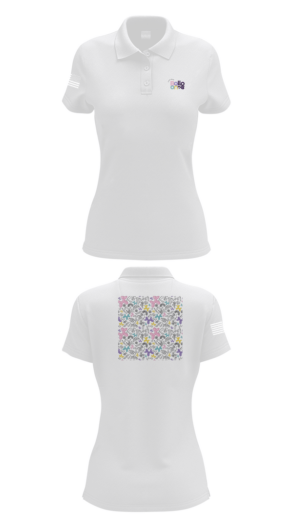 Womens Short Sleeve Performance Polo, Chin Bum Balloons, , Teamtime, Team time, sublimation, custom sports apparel, team uniforms, spirit wear, spiritwear, sports uniforms, custom shirts, team store, custom team store, fundraiser sports, apparel fundraiser