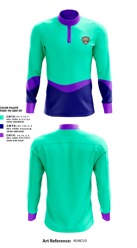 Quarter Zip Jacket, BeTuBe Studios, , Teamtime, Team time, sublimation, custom sports apparel, team uniforms, spirit wear, spiritwear, sports uniforms, custom shirts, team store, custom team store, fundraiser sports, apparel fundraiser