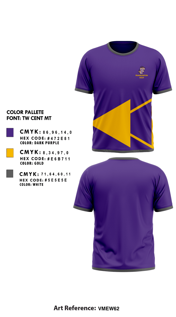 Short Sleeve Performance Shirt, Franklinton High School Golf, Golf, Teamtime, Team time, sublimation, custom sports apparel, team uniforms, spirit wear, spiritwear, sports uniforms, custom shirts, team store, custom team store, fundraiser sports, apparel fundraiser