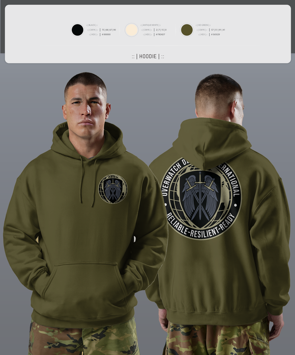 Hoodie, Overwatch Defense International, , Teamtime, Team time, sublimation, custom sports apparel, team uniforms, spirit wear, spiritwear, sports uniforms, custom shirts, team store, custom team store, fundraiser sports, apparel fundraiser