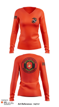 V3/2 53634498 Women's Long Sleeve V-neck Shirt - 112