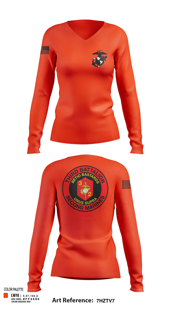 Womens Long Sleeve Vneck Shirt, V3/2, , Teamtime, Team time, sublimation, custom sports apparel, team uniforms, spirit wear, spiritwear, sports uniforms, custom shirts, team store, custom team store, fundraiser sports, apparel fundraiser