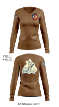 222nd 96805747 Women's Long Sleeve V-neck Shirt - 1
