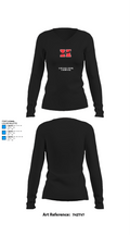Hope High School Basketball 44898652 Women's Long Sleeve V-neck Shirt - 34