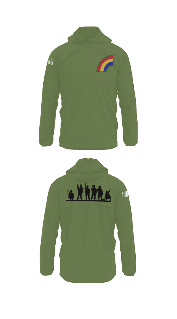 Windbreaker, 42ND Infantry Division, Army, Teamtime, Team time, sublimation, custom sports apparel, team uniforms, spirit wear, spiritwear, sports uniforms, custom shirts, team store, custom team store, fundraiser sports, apparel fundraiser