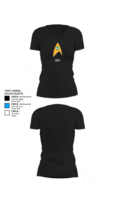 UFP 2338397 Women's Short Sleeve V-neck Shirt - 24