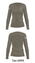GOLD STAR POLICE DEPARTMENT 55137313 Women's Long Sleeve V-neck Shirt - 73