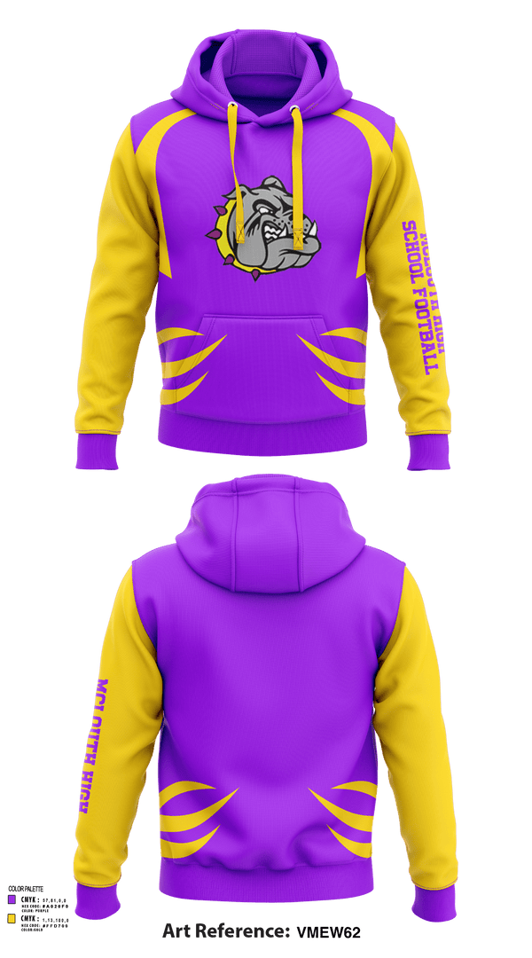 Hoodie, McLouth High School Football, Football, Teamtime, Team time, sublimation, custom sports apparel, team uniforms, spirit wear, spiritwear, sports uniforms, custom shirts, team store, custom team store, fundraiser sports, apparel fundraiser