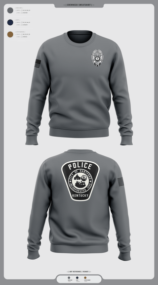 Crew Neck Sweatshirt, Hartford Police Department, Police, Teamtime, Team time, sublimation, custom sports apparel, team uniforms, spirit wear, spiritwear, sports uniforms, custom shirts, team store, custom team store, fundraiser sports, apparel fundraiser