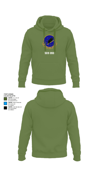 Hoodie, 509 OSS, Air Force, Teamtime, Team time, sublimation, custom sports apparel, team uniforms, spirit wear, spiritwear, sports uniforms, custom shirts, team store, custom team store, fundraiser sports, apparel fundraiser