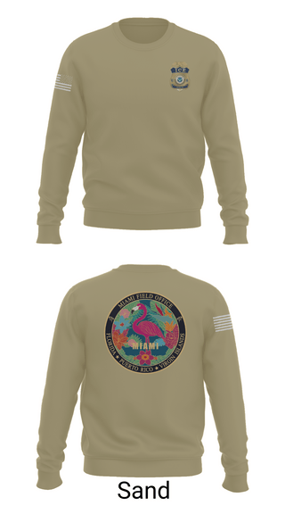 Crew Neck Sweatshirt, Criminal Apprehension Program, Police, Teamtime, Team time, sublimation, custom sports apparel, team uniforms, spirit wear, spiritwear, sports uniforms, custom shirts, team store, custom team store, fundraiser sports, apparel fundraiser