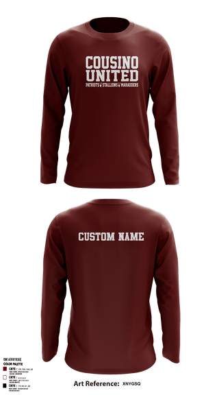 Long Sleeve Performance Shirt, Cousino United Bowling, Bowling, Teamtime, Team time, sublimation, custom sports apparel, team uniforms, spirit wear, spiritwear, sports uniforms, custom shirts, team store, custom team store, fundraiser sports, apparel fundraiser