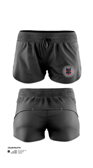 Womens Shorts, Black Boars, Rugby, Teamtime, Team time, sublimation, custom sports apparel, team uniforms, spirit wear, spiritwear, sports uniforms, custom shirts, team store, custom team store, fundraiser sports, apparel fundraiser