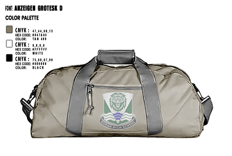 Duffle Bag, Borah High School JROTC, Army, Teamtime, Team time, sublimation, custom sports apparel, team uniforms, spirit wear, spiritwear, sports uniforms, custom shirts, team store, custom team store, fundraiser sports, apparel fundraiser