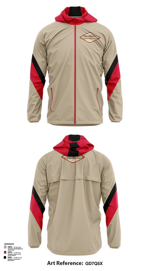 Windbreaker, Vision2Reality, , Teamtime, Team time, sublimation, custom sports apparel, team uniforms, spirit wear, spiritwear, sports uniforms, custom shirts, team store, custom team store, fundraiser sports, apparel fundraiser
