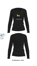 Wolfpack Restoration service 42537684 Women's Long Sleeve V-neck Shirt -1 34