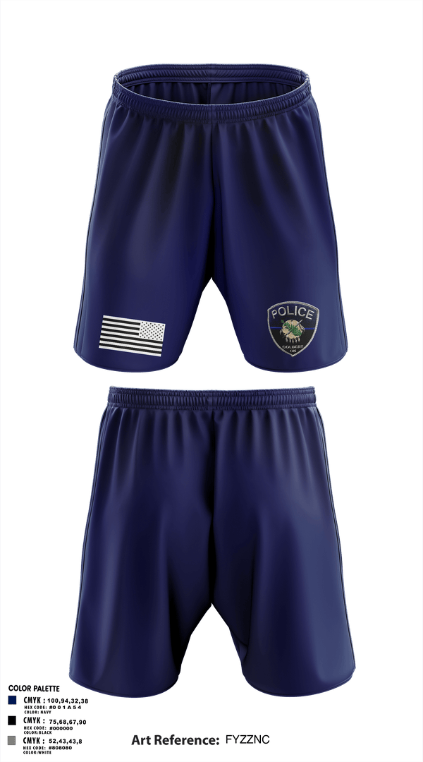 Athletic Shorts With Pockets, Colbert PDColbert PD, , Teamtime, Team time, sublimation, custom sports apparel, team uniforms, spirit wear, spiritwear, sports uniforms, custom shirts, team store, custom team store, fundraiser sports, apparel fundraiser