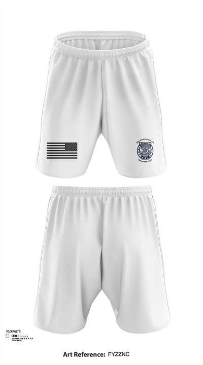 San Marcos Police Mounted Unit 48191371 Athletic Shorts With Pockets - 101