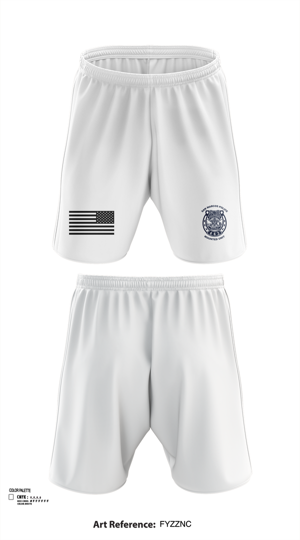 Athletic Shorts With Pockets, San Marcos Police Mounted Unit, , Teamtime, Team time, sublimation, custom sports apparel, team uniforms, spirit wear, spiritwear, sports uniforms, custom shirts, team store, custom team store, fundraiser sports, apparel fundraiser