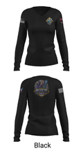 Baskett Transport LLC 41434065 Women's Long Sleeve V-neck Shirt - 35