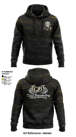 Hoodie, CJB total remodeling llc, , Teamtime, Team time, sublimation, custom sports apparel, team uniforms, spirit wear, spiritwear, sports uniforms, custom shirts, team store, custom team store, fundraiser sports, apparel fundraiser