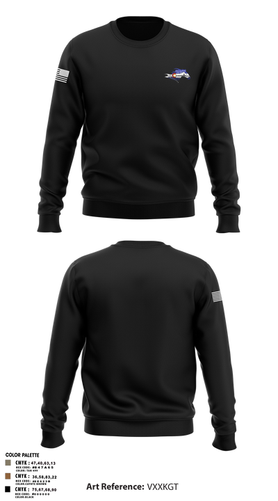 USS Colorado 62419768 Crew Neck Sweatshirt - 6