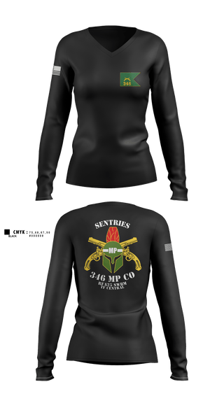 Womens Long Sleeve Vneck Shirt, 346 MP CO, , Teamtime, Team time, sublimation, custom sports apparel, team uniforms, spirit wear, spiritwear, sports uniforms, custom shirts, team store, custom team store, fundraiser sports, apparel fundraiser