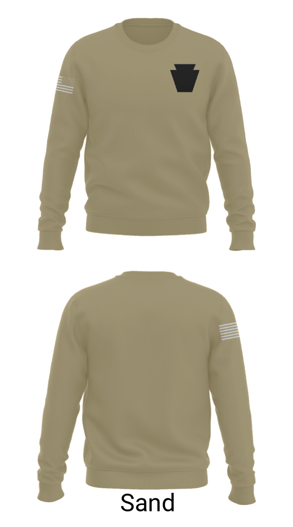 Crew Neck Sweatshirt, Blackout, National Guard, Teamtime, Team time, sublimation, custom sports apparel, team uniforms, spirit wear, spiritwear, sports uniforms, custom shirts, team store, custom team store, fundraiser sports, apparel fundraiser