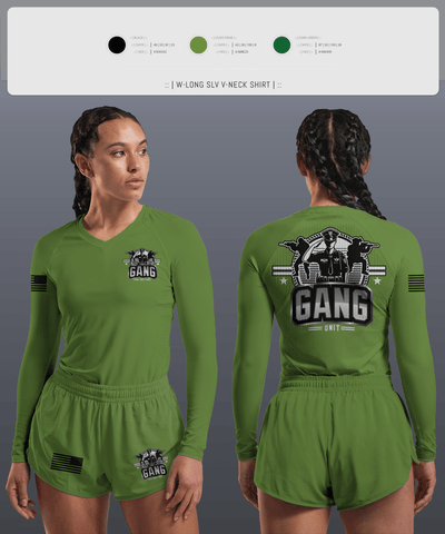 Gang Unit 10154965 Women's Long Sleeve V-neck Shirt - 2