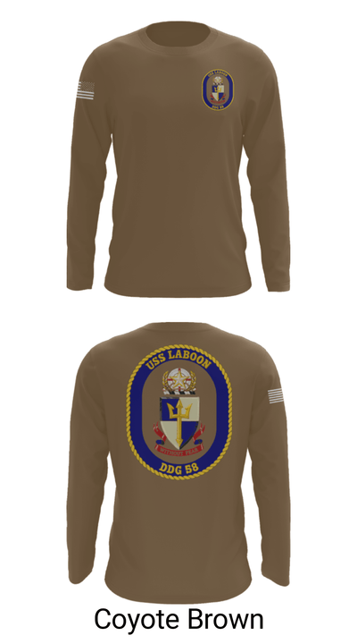 USS LABOON - DDG 58 14402394 Long Sleeve Performance Shirt - 6
