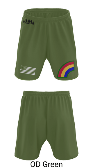 Athletic Shorts With Pockets, 42ND Infantry Division, Army, Teamtime, Team time, sublimation, custom sports apparel, team uniforms, spirit wear, spiritwear, sports uniforms, custom shirts, team store, custom team store, fundraiser sports, apparel fundraiser