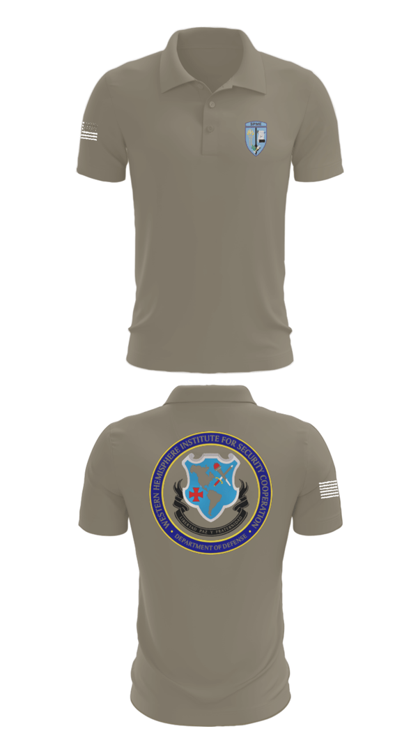 Short Sleeve Performance Polo, WHINSEC, Army, Teamtime, Team time, sublimation, custom sports apparel, team uniforms, spirit wear, spiritwear, sports uniforms, custom shirts, team store, custom team store, fundraiser sports, apparel fundraiser