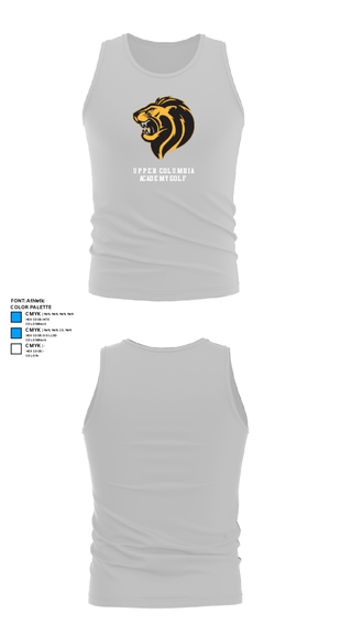 Tank Top, Upper Columbia Academy Golf, Golf, Teamtime, Team time, sublimation, custom sports apparel, team uniforms, spirit wear, spiritwear, sports uniforms, custom shirts, team store, custom team store, fundraiser sports, apparel fundraiser