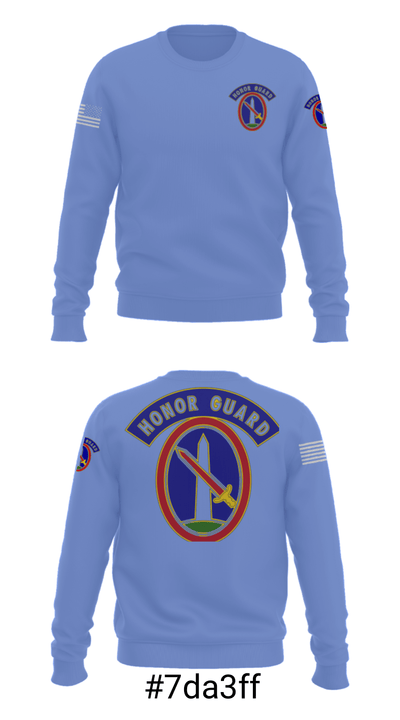 3RD U S Infantry Brigade 54661375 Crew Neck Sweatshirt - 16
