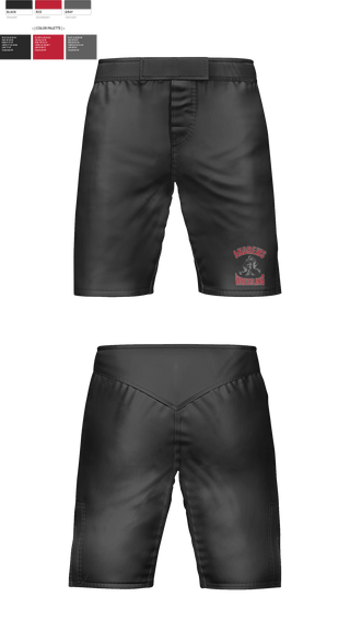 Fight Shorts, Andrews Wildcats, Wrestling, Teamtime, Team time, sublimation, custom sports apparel, team uniforms, spirit wear, spiritwear, sports uniforms, custom shirts, team store, custom team store, fundraiser sports, apparel fundraiser
